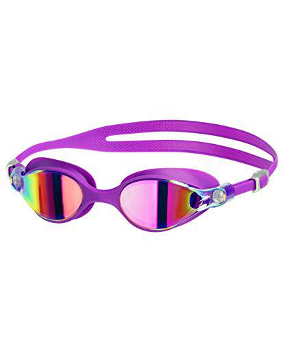 Speedo Virtue Mirror Gafas de Natación, Mujer, Onda Morada/Rosa