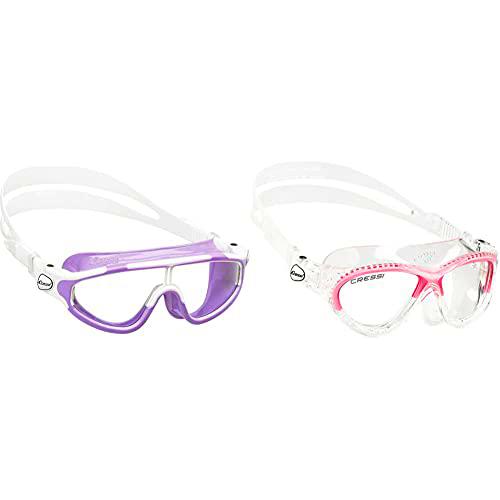 Cressi Baloo Gafas de natación, Unisex niños, Lila/Blanco