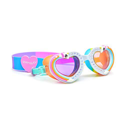 Bling2o - MAGICAL RIDE Pony Ride Rainbow, gafas de natación infantiles