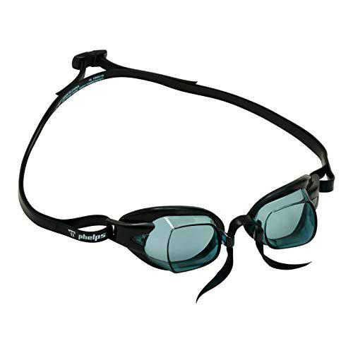 Aqua Sphere Chronos Gafas de natación, Unisex, Lente Negra y Oscura