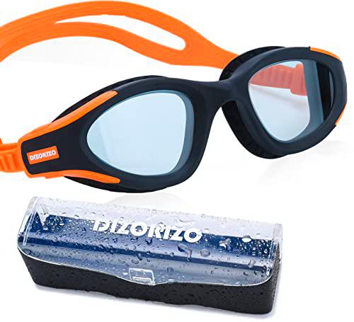 Dizokizo Gafas de natación con protección UV, antivaho