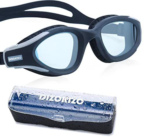 Dizokizo Gafas de natación con protección UV, antivaho