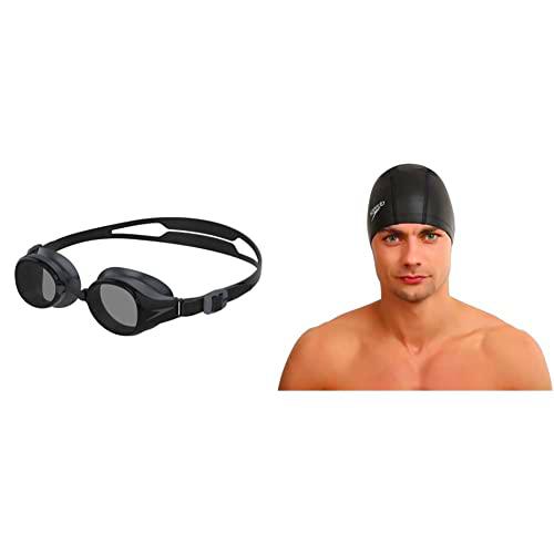 Speedo Unisex Adult Hydropure Goggle + Pace, Gorro De Natación Adult Unisex