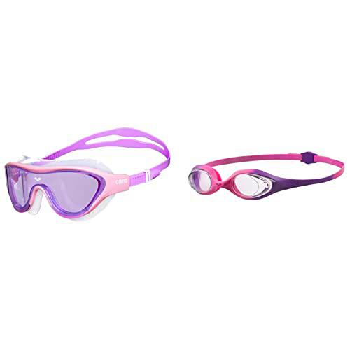 ARENA The One Mask Jr, Gafas Unisex Bebé, PINK-PINK-VIOLET