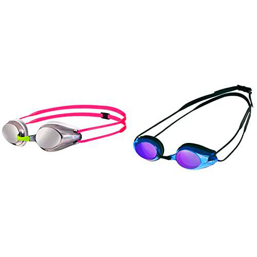 ARENA Tracks Junior Mirror Gafas de Natación, Unisex Adulto