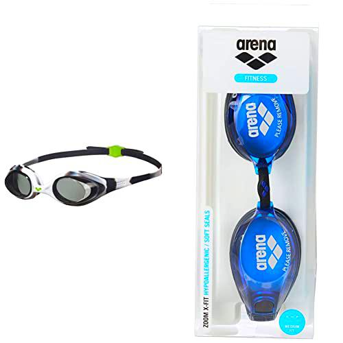 ARENA Spider Jr Gafas de Natación, Unisex niños, Negro/Blanco