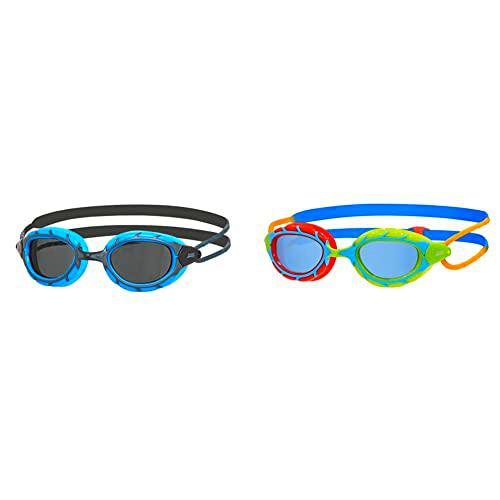 Zoggs Predator, Gafas De Natación Unisex Adulto, Azul/negro/humo