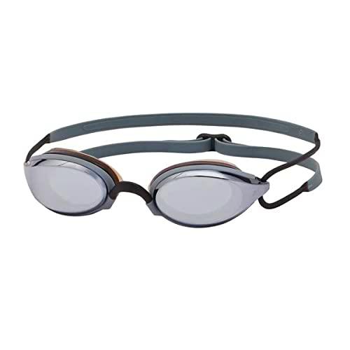 Zoggs Fusion Air Titanium Black Grey Mirror Smoke, Unisex