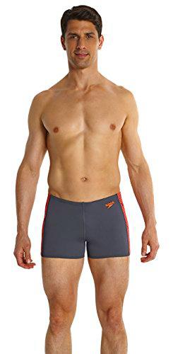 Speedo Endurance + Aqua Jammers, Hombre, Gris (Oxide Grey/Siren), 75 cm