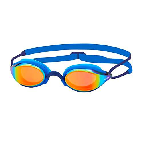 Zoggs Fusion Air Titanium Blue Mirror Orange, Unisex