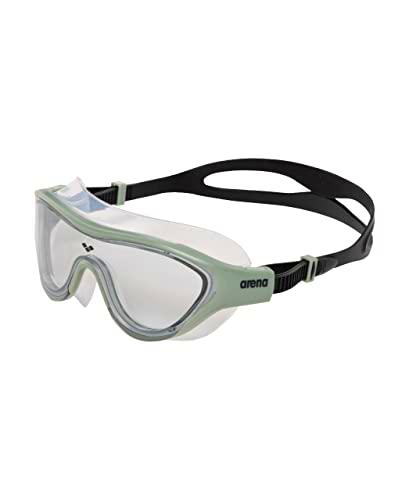 ARENA The Mask Gafas de natación, Unisex-Adult, Light_Smoke-Jade-Black, One Size