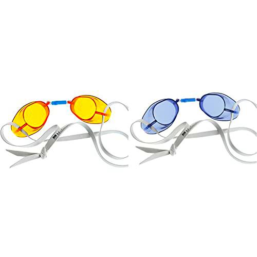 Malmsten Suecas Classic Gafas de Natación, Unisex, Amarillo &amp; Suecas Classic Gafas de Natación