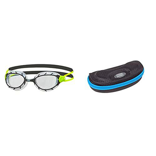 Zoggs Predator, Gafas De Natación Unisex Adulto, Negro/lima/transparente