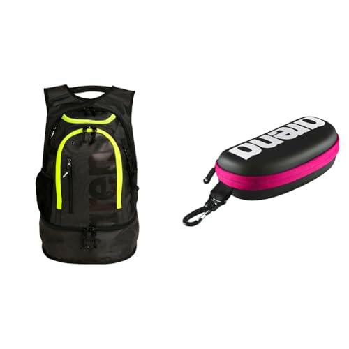 ARENA Fastpack 3.0 Mochila, Unisex-Adulto, Dark_Smoke-Neon_Yellow