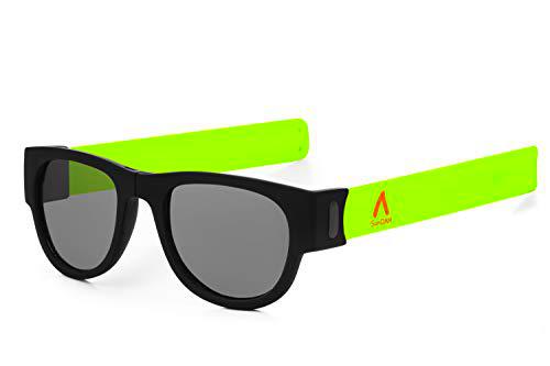 DAM DarKnight Gafas, Verde, Pequeño Unisex Adulto