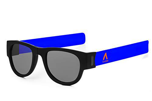 DAM DarKnight Gafas, Azul, Pequeño Unisex Adulto