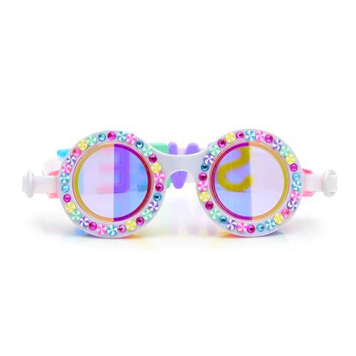 Bling2O - BRIGHT STRIPE Rainbow Ribbon, Gafas de natación infantiles. Más 6 años