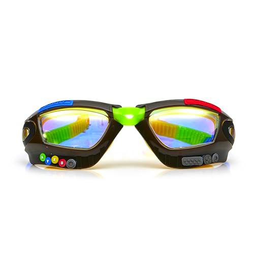 Bling2O - GAMER Jet Black, Gafas de natación infantiles. Más 6 años