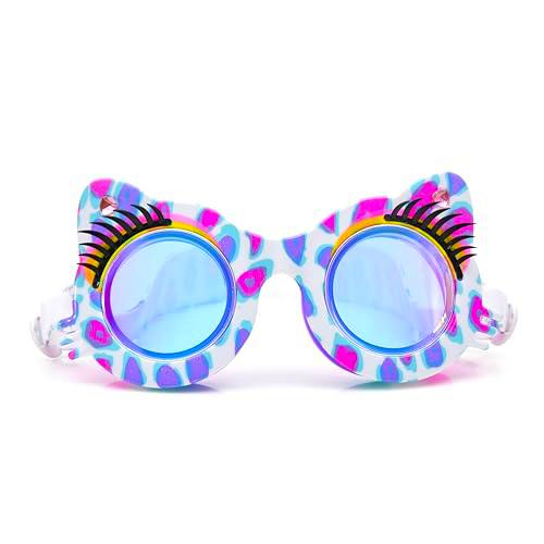 Bling2O - SAVVY CAT Purple Patches, Gafas de natación infantiles. Más 6 años