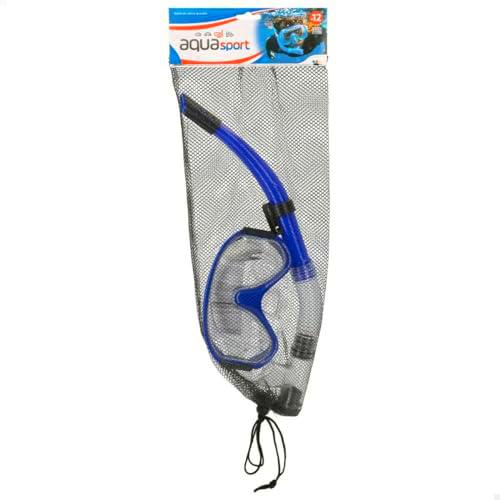 AquaSport 33386 Gafas de Buceo con Tubo, Adultos Unisex