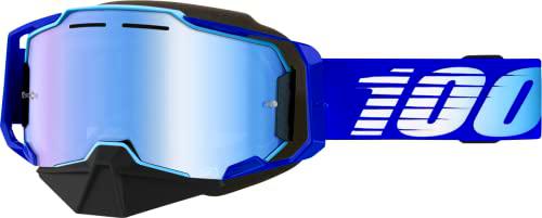 100% ARMEGA SNOWMOBILE Royal - Gafas de natación con lente azul espejo