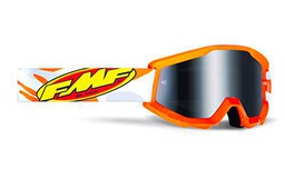 FMF Gafas POWERCORE Jóvenes Gafas de Asalto Gris Espejo Lente Plata